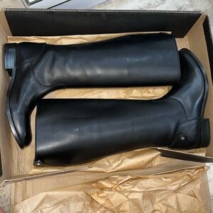 Frye Melissa button back zip boots